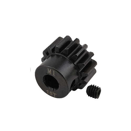 ProtonRC HSS M1 Motor Pinions Gear - Μαύρο για άξονα 5mm M4 Τρύπα βίδας με βίδα ρύθμισης