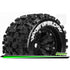 Louise 1:8 3,8 ιντσών Monster Tire MT-Uphill Mounted On Black Wheel - 1:2 Offset - Sport (2) LT3219BH 