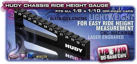 Hudy Chassi ride height gauge 17-30 - RACERC