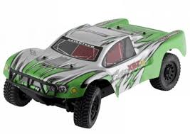 SST Electric car SHORT COURSE RTR 1:10 Off-Road (silver-green)