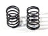 RACING SHOCK SPRING 14x25x1.5mm 6.5COILS(SIL/2pcs) - RACERC