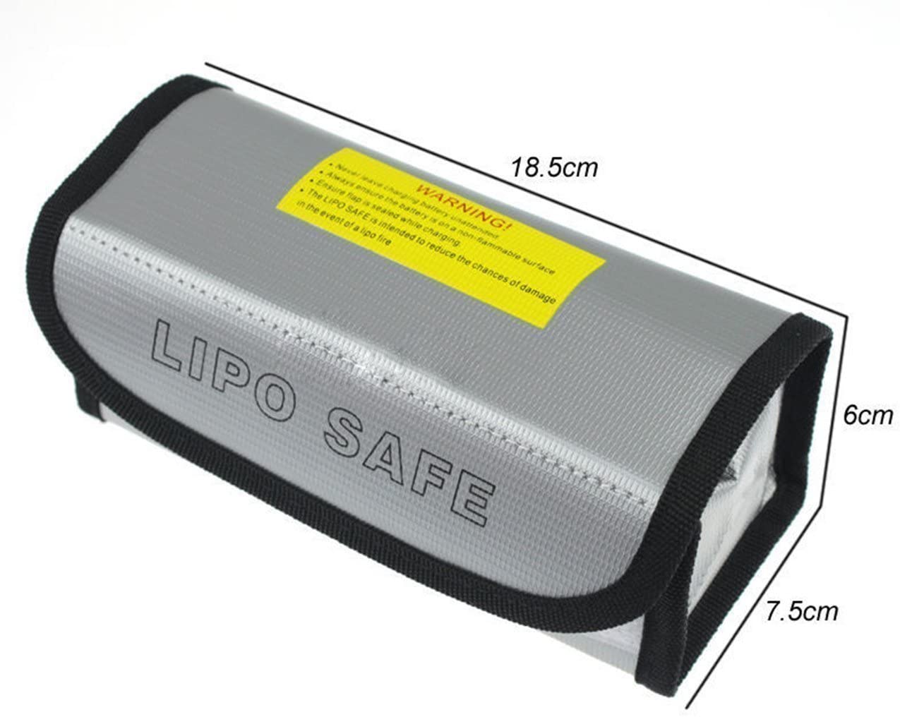 Πυρίμαχη LiPo Battery Bag RC Toy Drone Battery Safe Bag, LiPo Battery Storage Bag, 185 x 75 x 60 mm