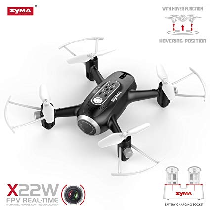 SYMA X22W WIFI FPV RC Quadcopter With HD Camera Altitude Hold Mode RTF - RACERC