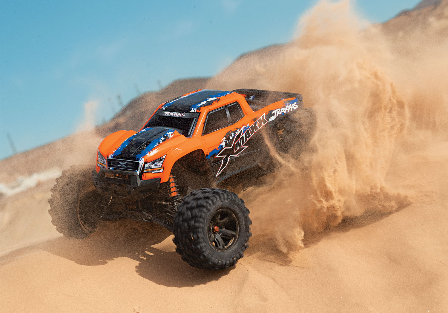 Traxxas X-Maxx 8S 4WD Brushless RTR Monster Truck (Orange) w/2.4GHz TQi Radio & TSM