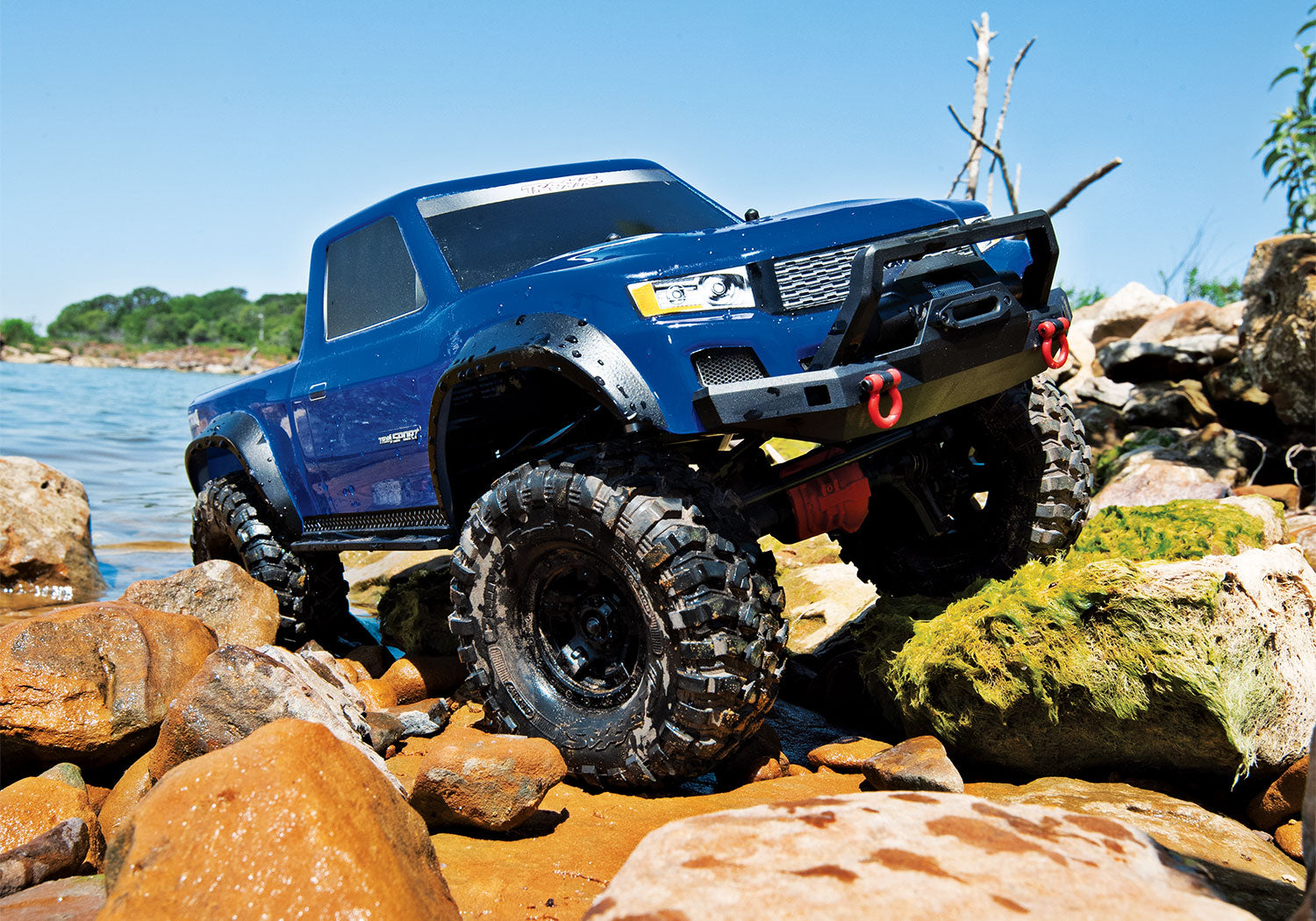 Traxxas TRX-4 Sport 1/10 Scale Trail Rock Crawler (Blue) w/XL-5 HV ESC & TQ 2.4GHz Radio