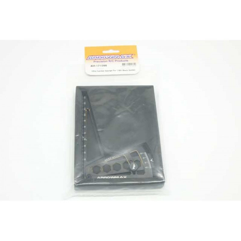 ARROWMAX 171098 Ultra Camber Gaurge For 1/8th Black Golden - RACERC