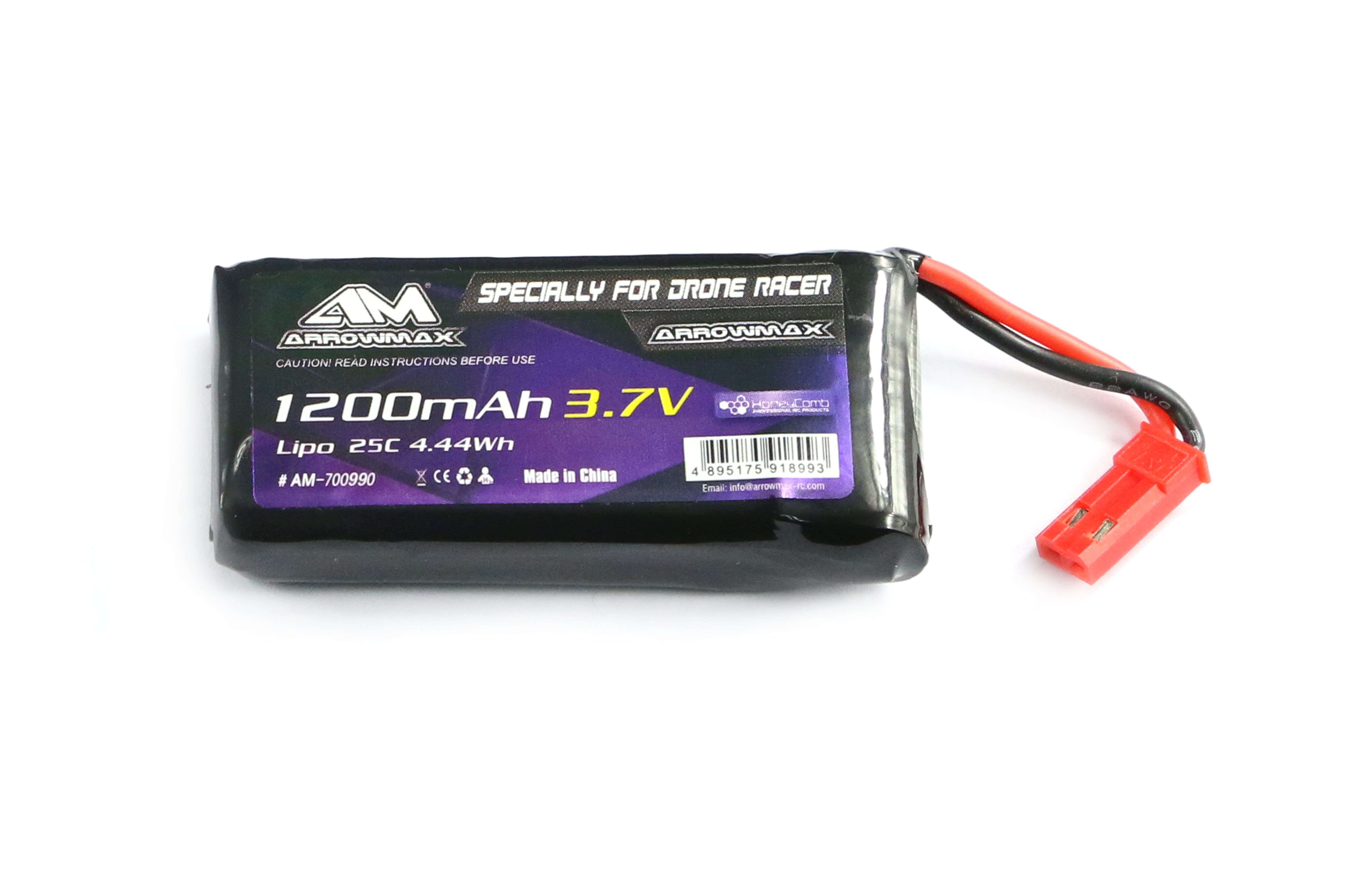 AM Lipo 1200mAh 3.7V Specially For Kyosho Drone Racer (AM-700990)