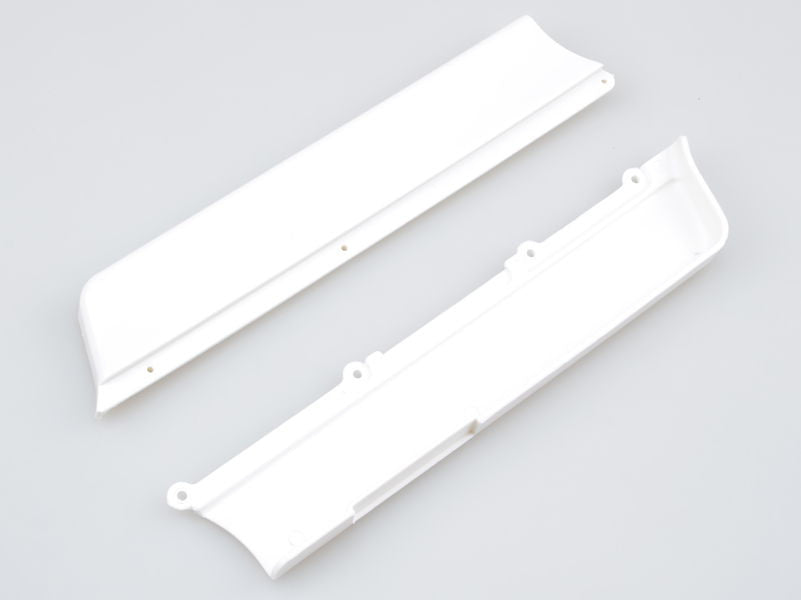 THE White Sideguards, for Flex Chassis - RACERC