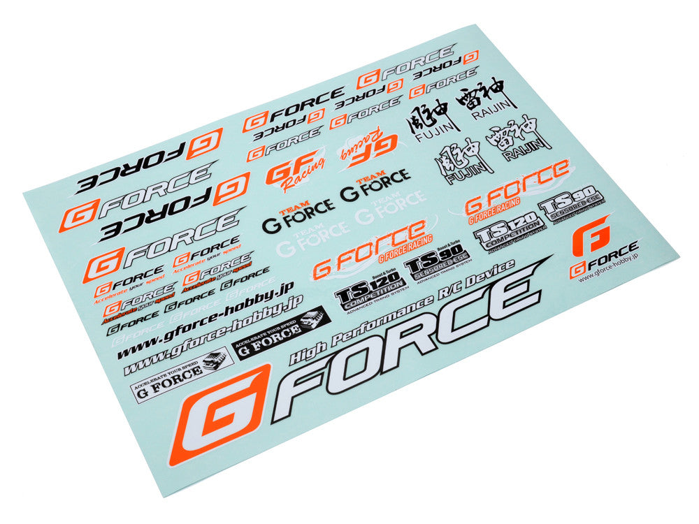 A4 Gforce Decals - RACERC