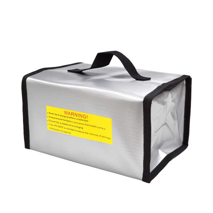 Fireproof Explosionproof Lipo Battery Safe Bag 220mm*100mm*75mm