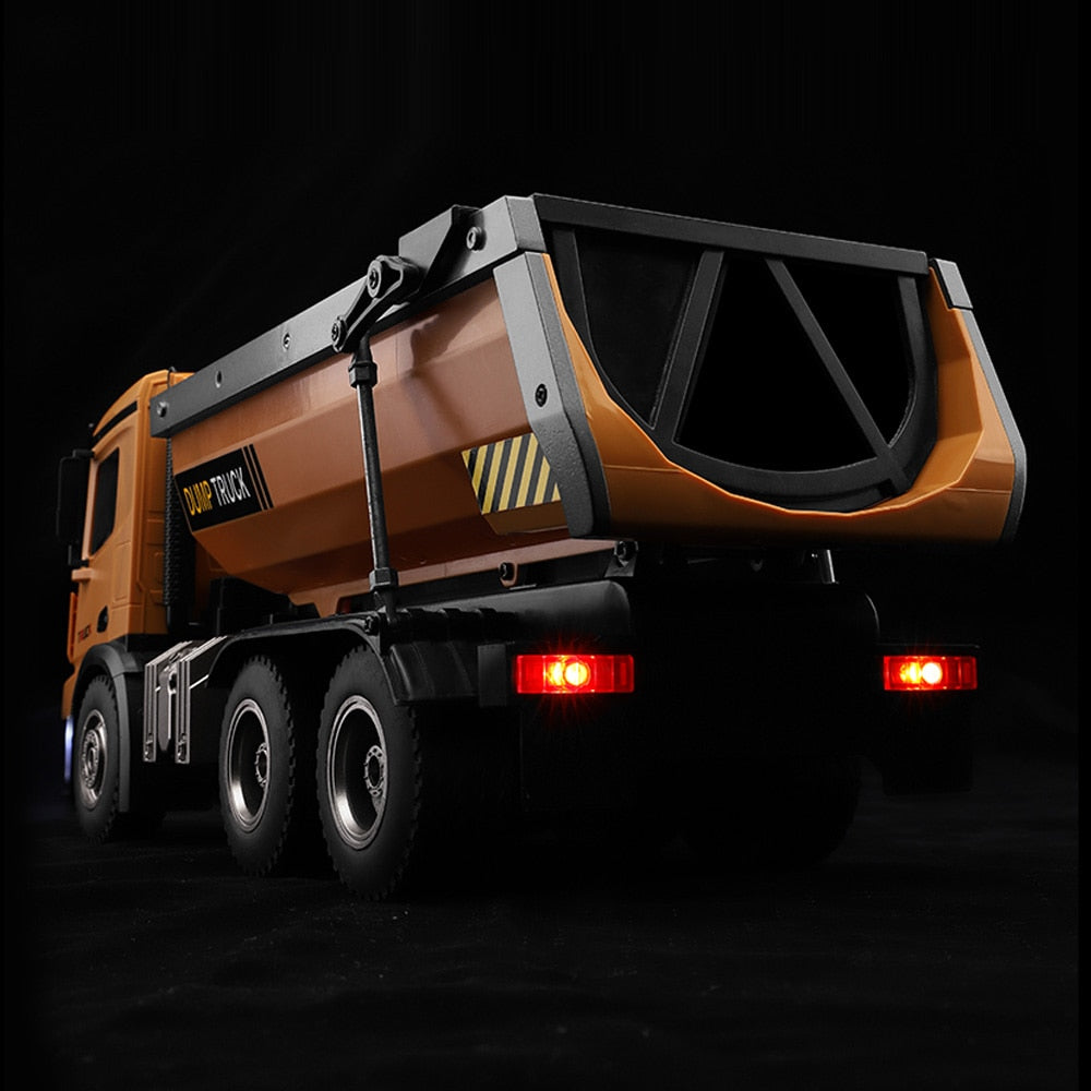 Wltoys 14600 2,4Ghz 1/14 Scale RC Dump Truck RC Construction Vehicle Toy με φώτα LED και ήχο προσομοίωσης