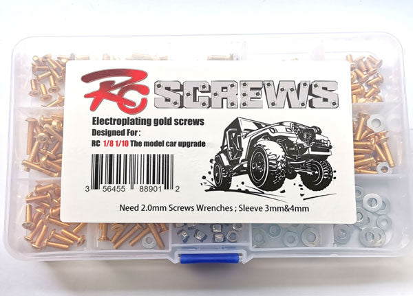 Stainless Steel Screw Set Box for RC CAR total 330pcs