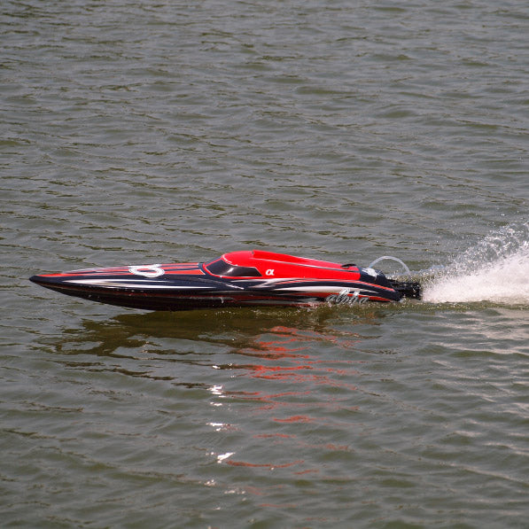 Joysway Alpha 1000mm Brushless V-Boat ARTR Red