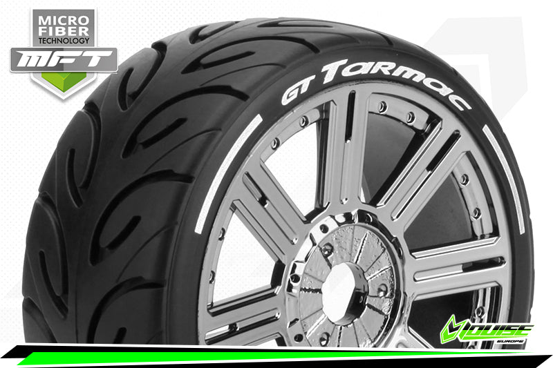 LOUISE Tires & Wheels GT-TARMAC 1/8 GT Soft (MFT) Black