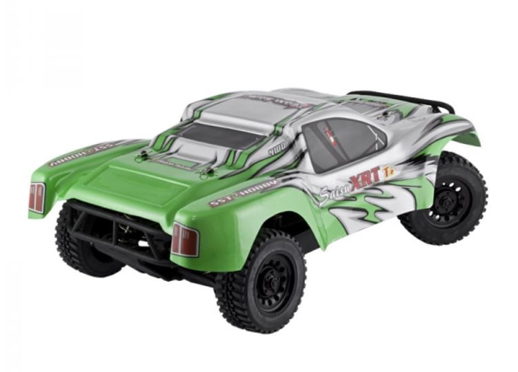 SST Electric car SHORT COURSE RTR 1:10 Off-Road (silver-green)
