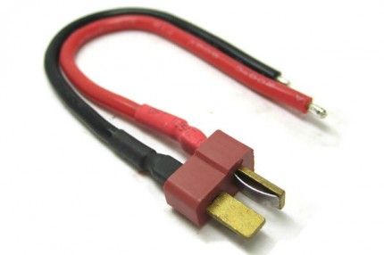 T-dean male connector with 14AWG 10cm cable - RACERC