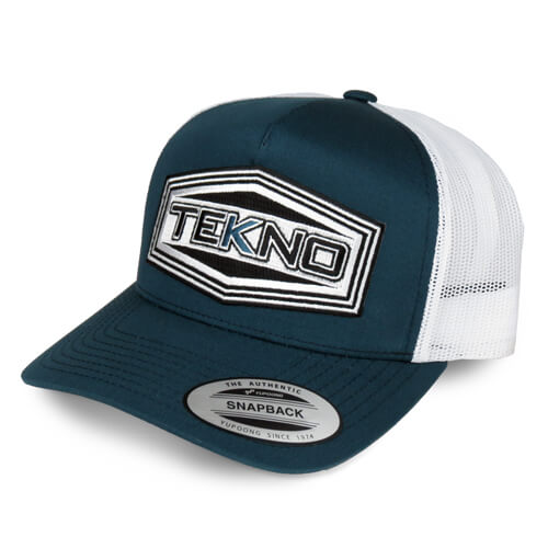 TKRHAT11R – Tekno RC Patch Trucker Hat (round bill, mesh back, adjustable strap) - RACERC