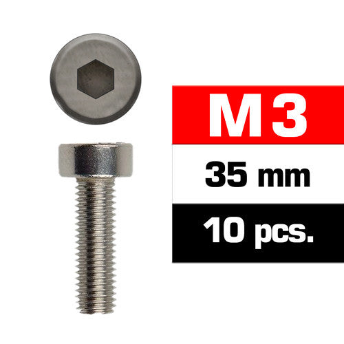 M3X35MM CAP HEAD SCREWS (10 PCS)