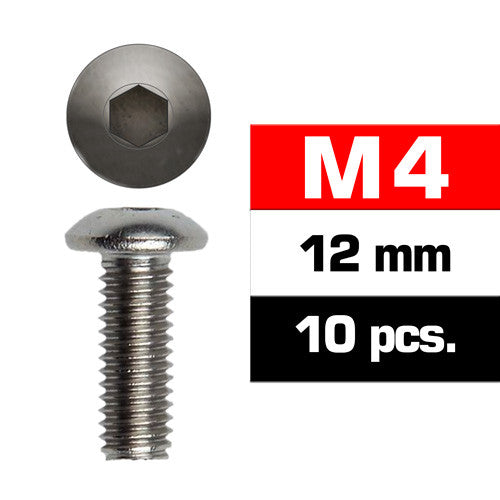 ΒΙΔΕΣ ΚΕΦΑΛΗΣ ΚΟΥΜΠΙ M4X12mm (10 ΤΕΜ.)