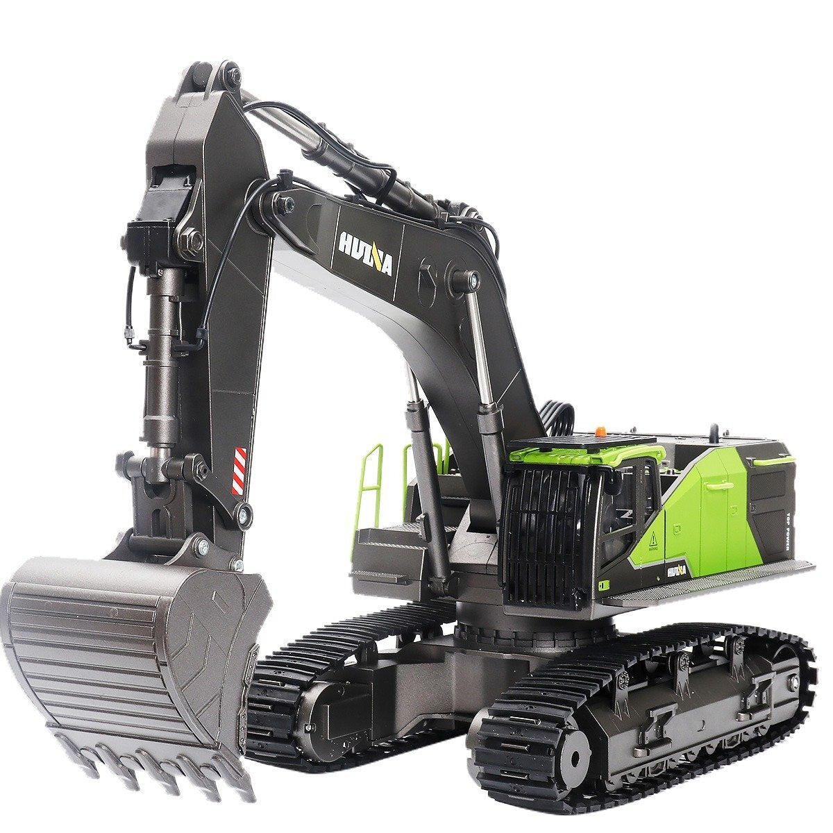 RC EXCAVATOR 1:14 ΚΑΤΑΣΚΕΥΑΣΤΙΚΗ ΚΛΙΜΑΚΑ ΜΟΝΤΕΛΟ HUINA 1593 All Metal Hobby Grade Excavator