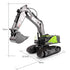RC EXCAVATOR 1:14 CONSTRUCTION SCALE MODEL HUINA 1593 All Metal Hobby Grade Excavator