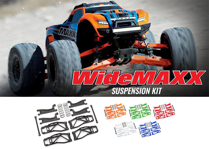 Traxxas Maxx WideMaxx Suspension Kit (Black)