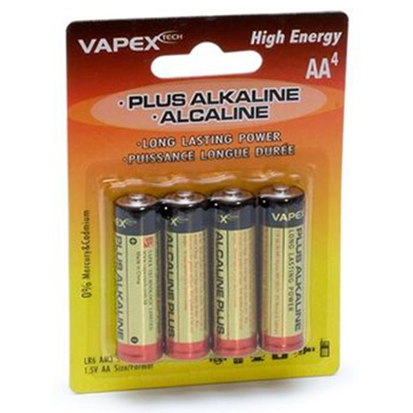 Αλκαλικές μπαταρίες Vapex Plus AA 4τμχ