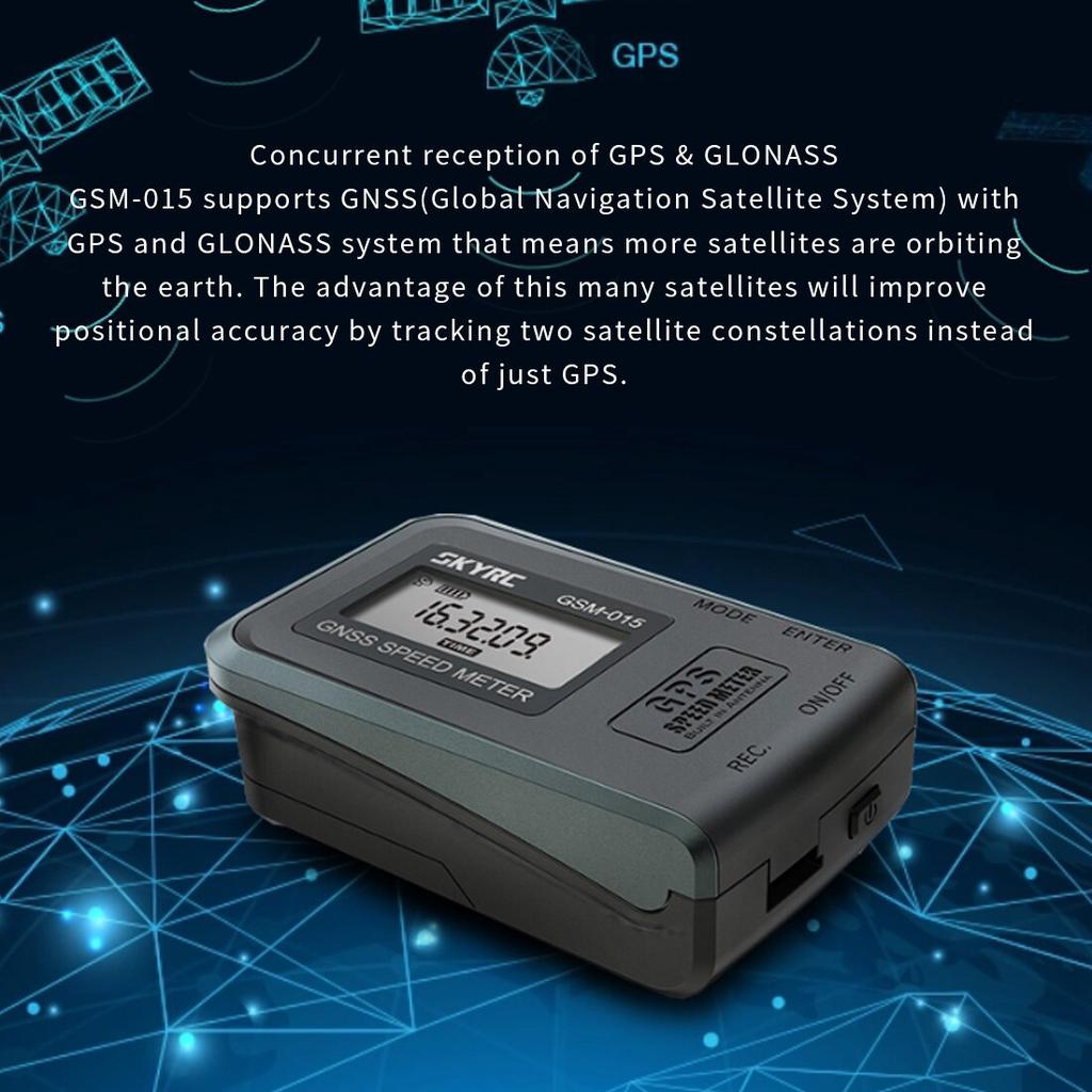 SKYRC GSM-015 GNSS GPS Speed Meter High Precision