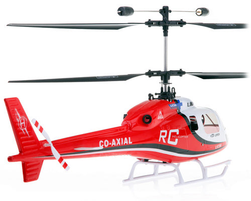 NEW ESky RED Big Lama Outdoor 4 CH 2.4 Ghz Electric Coaxial Helicopter RTF - RACERC