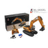 WLTOYS 16800 Alloy 1:16 2.4G RC Excavator Simulation Digger with LED Light Smoke
