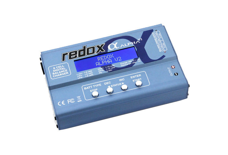 Redox ALPHA V2 LiPo and NiMH Battery Charger (DC input) - RACERC