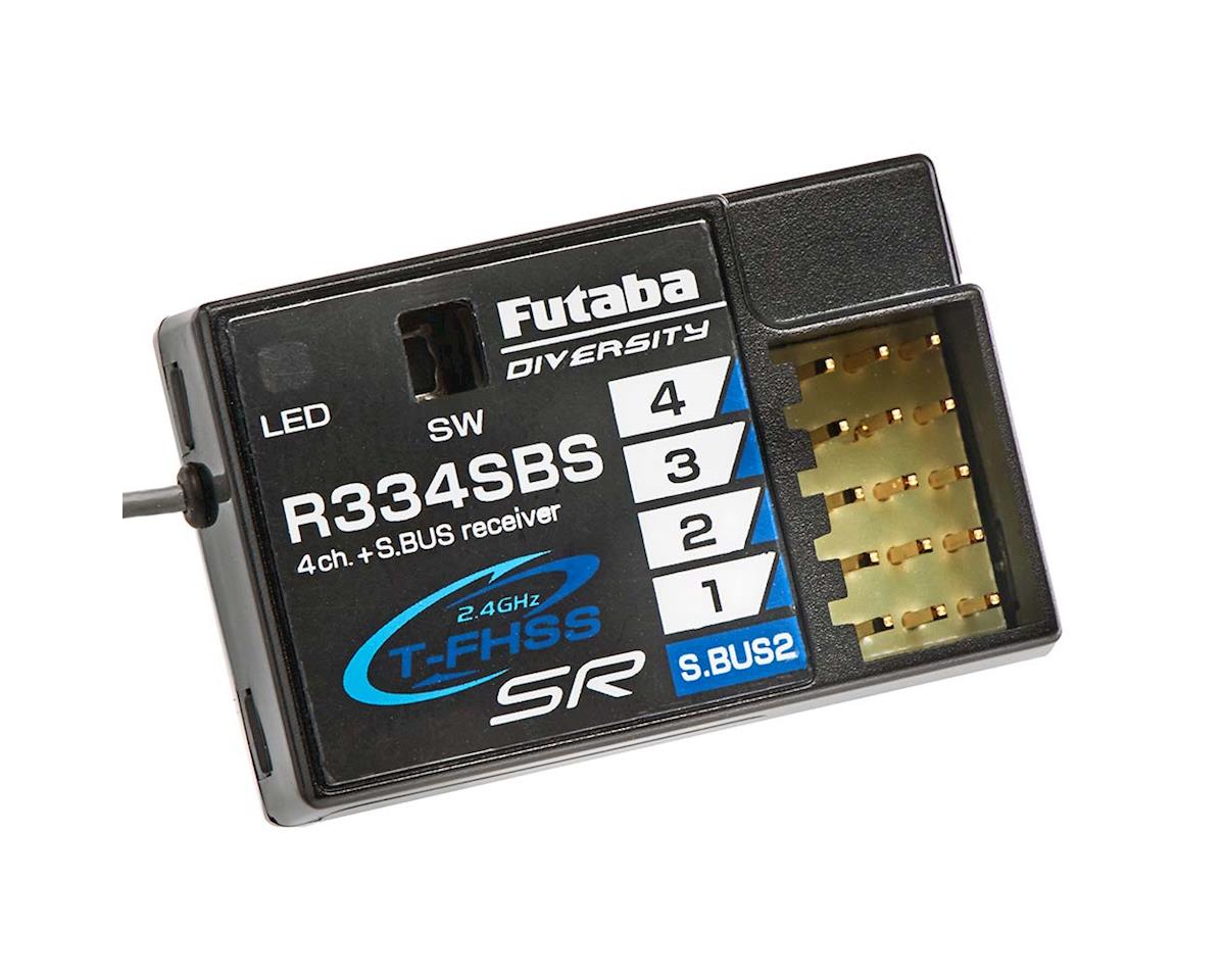 Δέκτης Futaba R334SBS TFHSS SR S.Bus2 HV 4 καναλιών 2,4 GHz