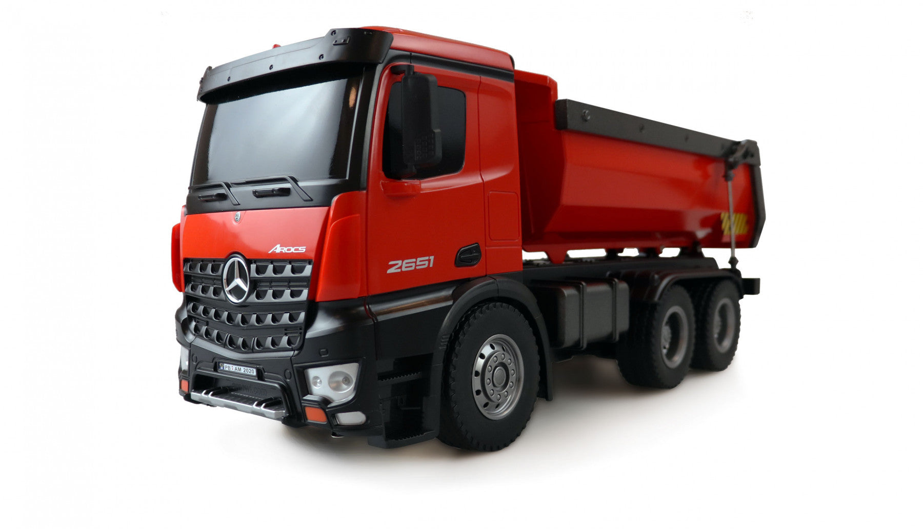 Amewi Mercedes Arocs Truck Tipper 2,4 GHz RTR red 1:16 22407 - RACERC