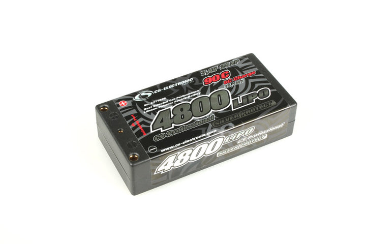 Lipo 7,4V 4800mAh CS-Factory Professional 90C, 1/10 Shorty 190g/5mm -EFRA Legal - RACERC