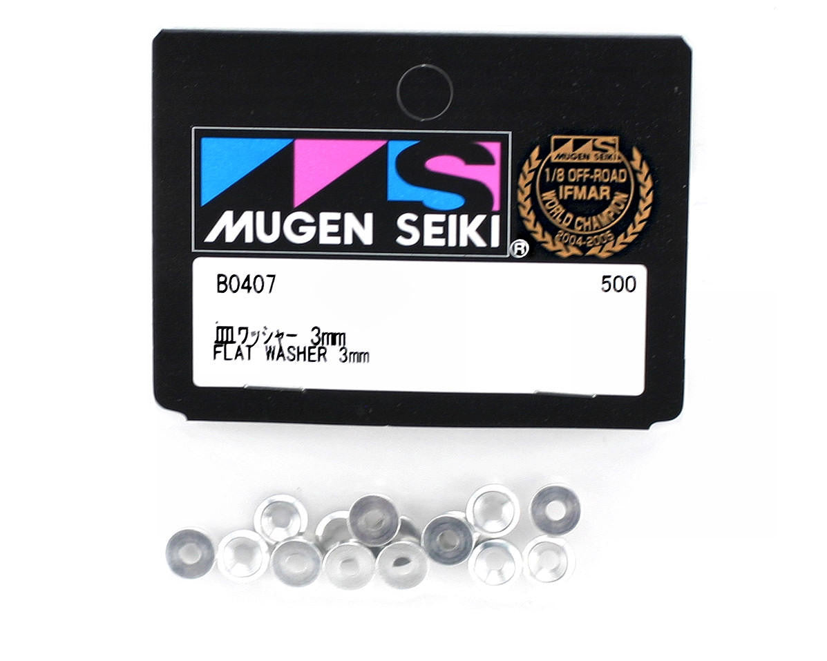 Mugen Seiki 3mm Flat Washer 15 pcs - RACERC