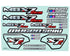 Mugen Seiki MBX7R Decal Sheet - RACERC