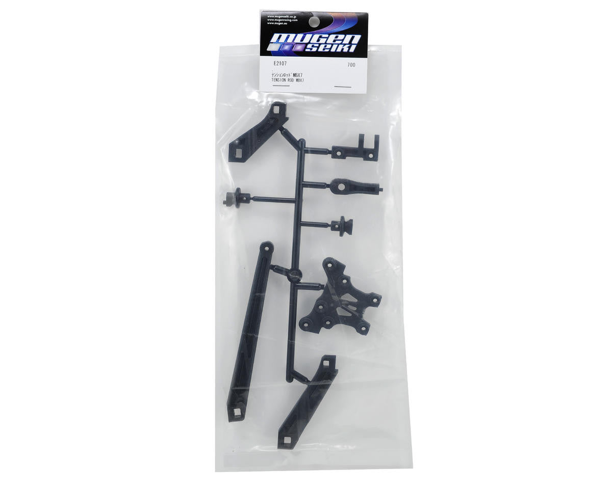 Mugen Seiki Tension Rod, Body Mount & Front Upper Brace Set - RACERC