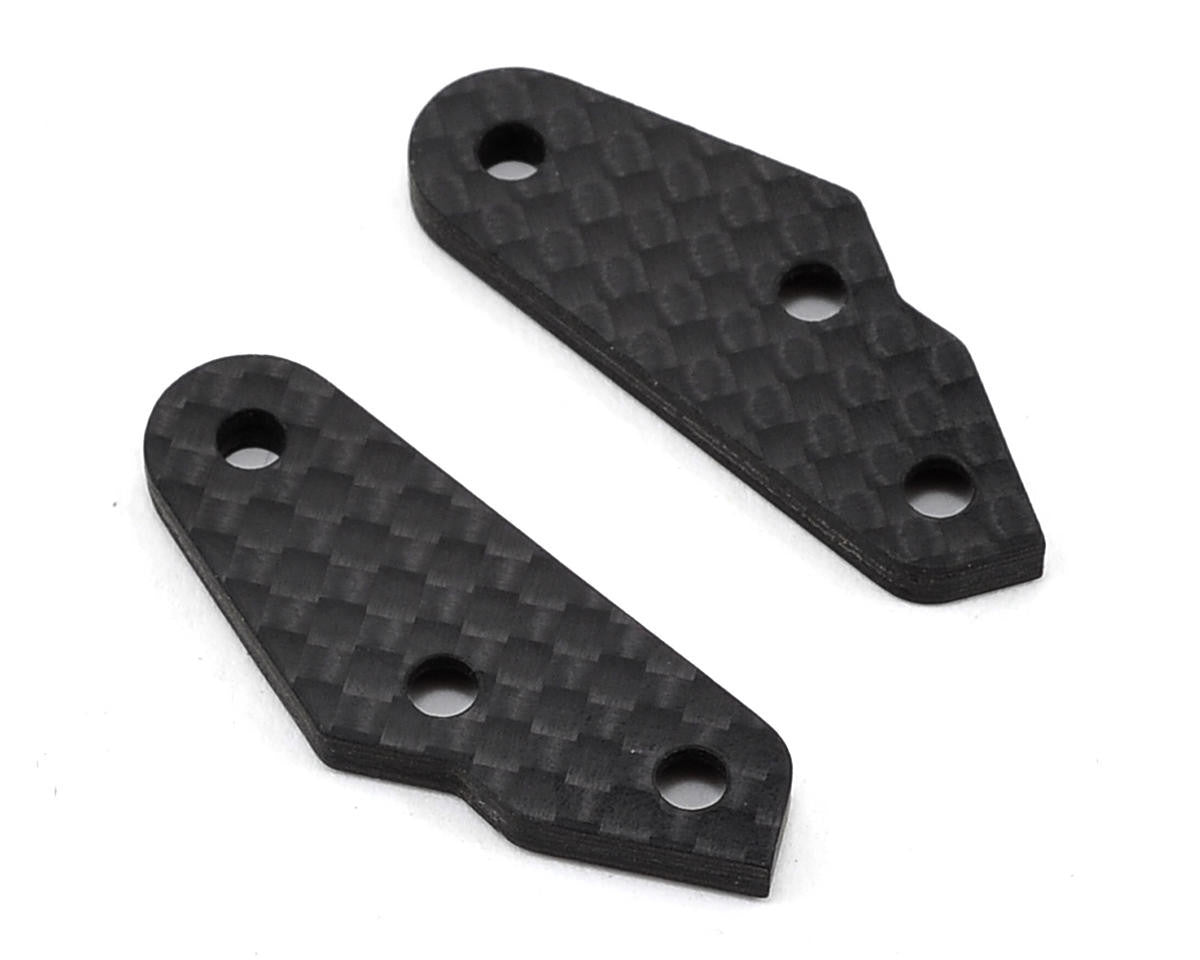 Mugen Seiki Graphite Front Hub Carrier Arm Mount Set - RACERC