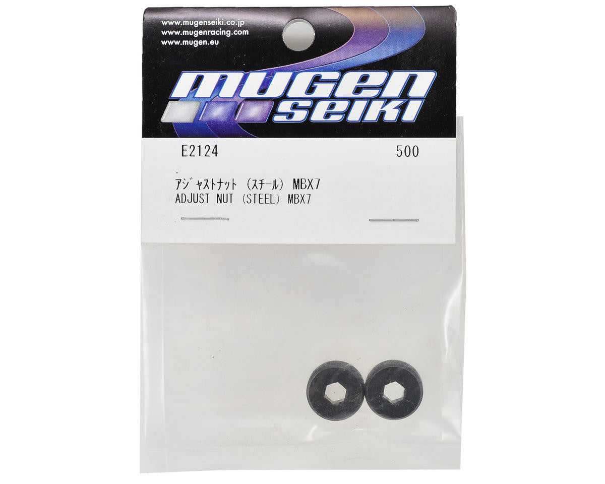 Mugen Seiki Steel Kingpin Ball Adjusting Nut (2) - RACERC