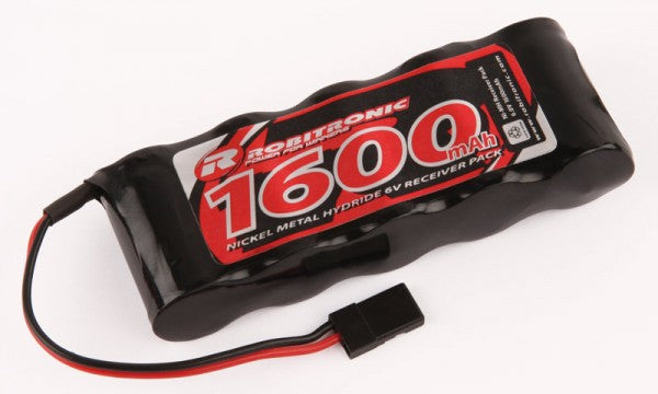 NiMH Battery 1600mAh 3+2 cells 2/3A for RX Flat