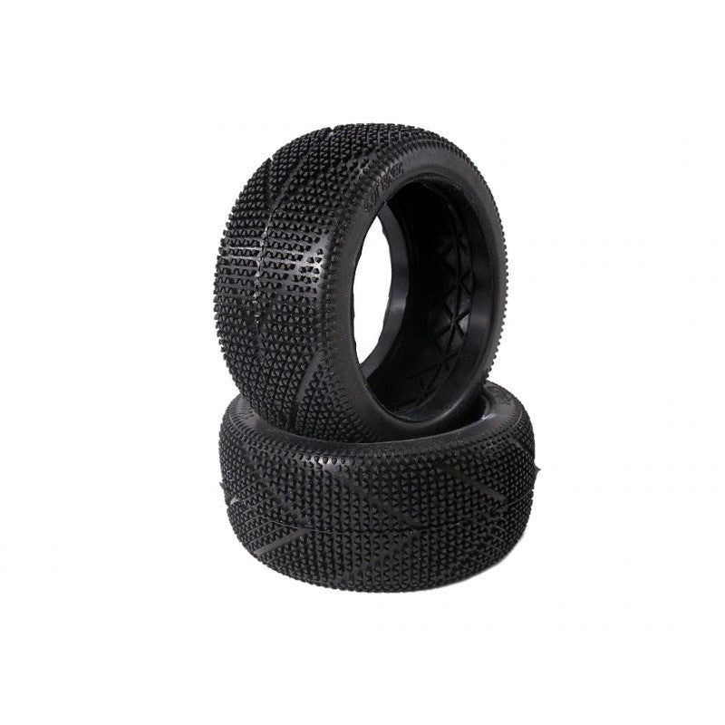 HOT RACE - 1/8 COMPETITION TYRES - PAIR ( 2 pcs ) ( TYRE ONLY ) - VESUVIO