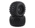Pro-Line Badlands MX38 3.8" Tire w/Raid 8x32 Wheels (Black) (2) (M2) w/Removable Hex