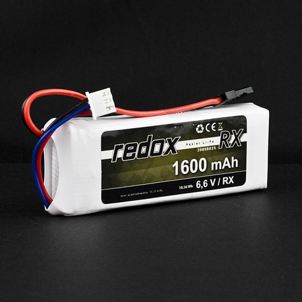 Redox LiFe 1600 mAh 6,6V RX Battery Pack (JR)