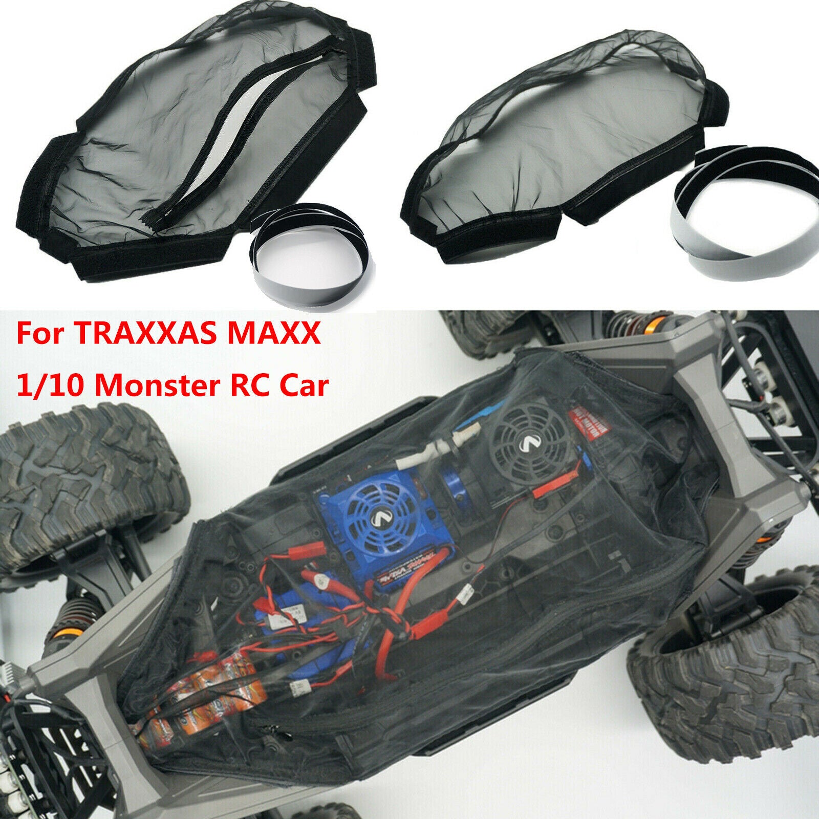 For TRAXXAS MAXX 1/10 Monster RC Car Body Gearbox ProtonRC Dust-proof Cover Dirt Guard
