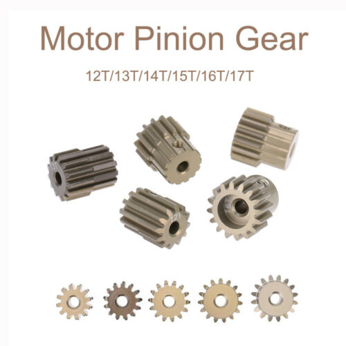 ProtonRC Aluminium 7075 Hard Coated 32DP Motor Pinions Gear - Ti Gold for 3.175 Shaft