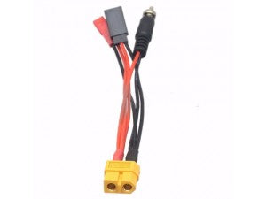 XT60 to JST, FUTABA, Glow Plug 22AWG Silicone wire L=150mm