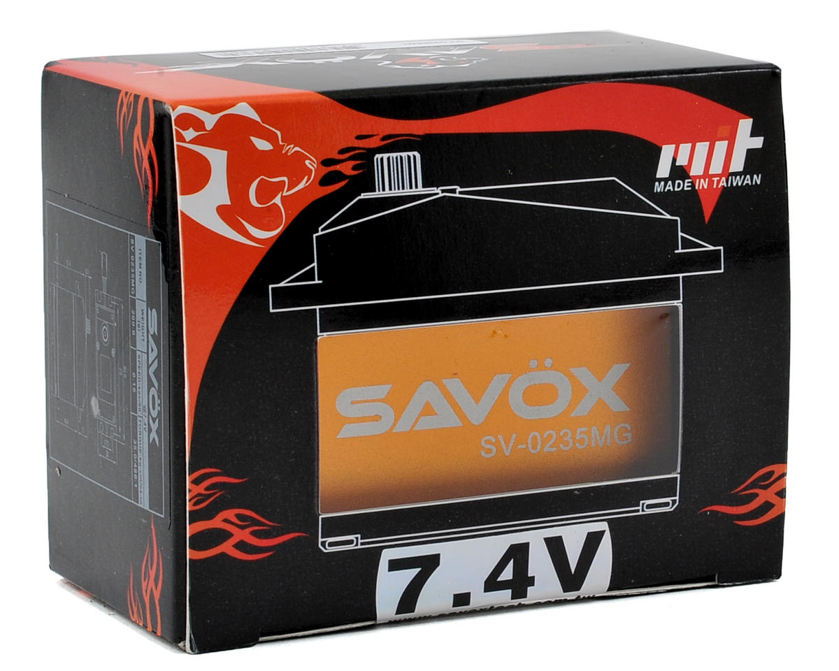 Savox SV-0235MG "Super Speed" Steel Gear Digital 1/5 Scale Servo (High Voltage)
