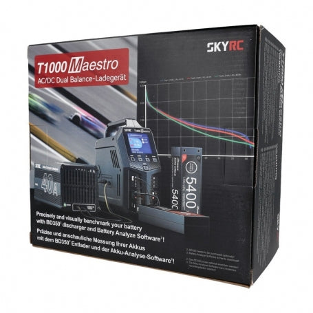 SkyRC T1000 Maestro AC/DC Duo Charger 450W 20A