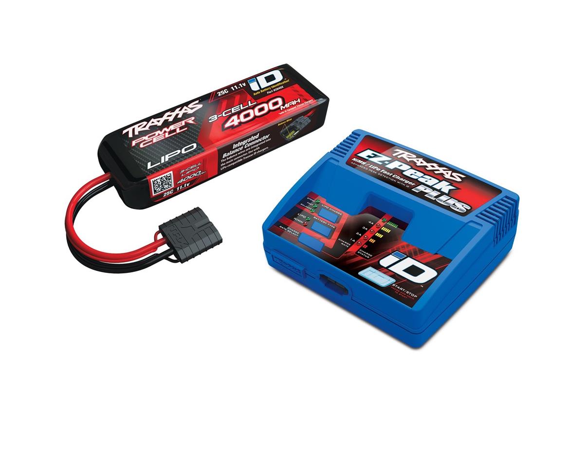 Traxxas EZ-Peak 3S Single "Completer Pack" Φορτιστής μπαταρίας πολλαπλής χημείας με μία μπαταρία ισχύος (4000mAh)