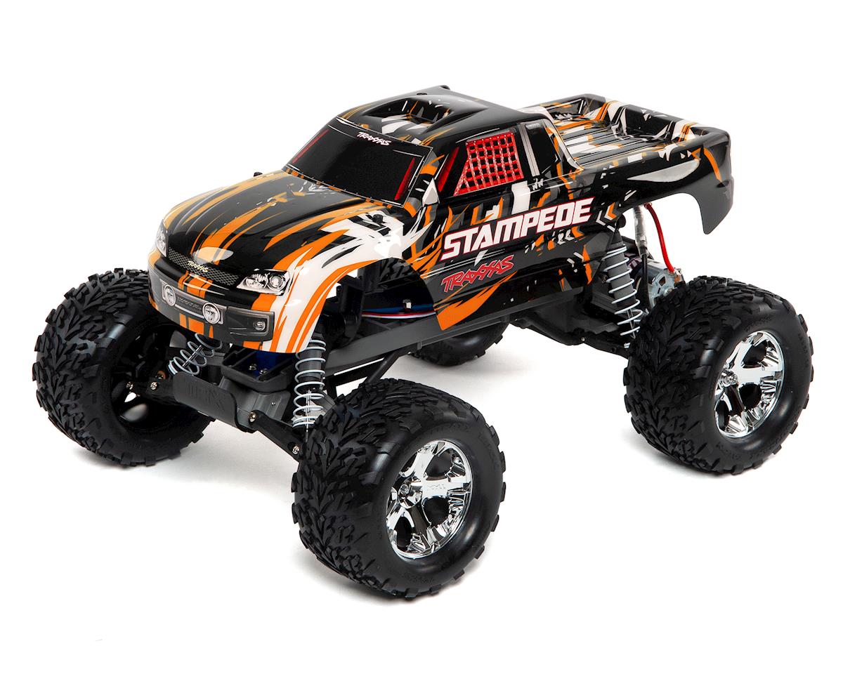 Traxxas Stampede 1/10 RTR Monster Truck w/LED Light Set, TQ 2.4GHz Radio, Battery & DC Charger